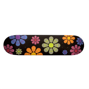 SKULL FLOWERS PRO BOARD SKATEBOARD
