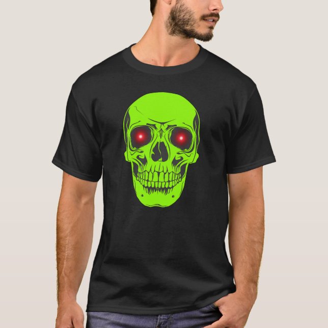 Skull for Halloween T-Shirt (Front)