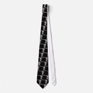 Skull forensic science CSI dead men Tie