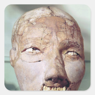 Skull, from Jericho, 7000-6000 BC Square Sticker