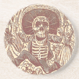 Skull from Oaxaca, La Calavera Oaxaqueña Coaster