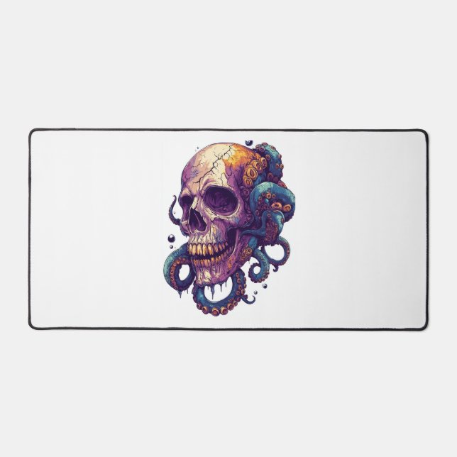 Skull from the Depths Desk Mat (Front)