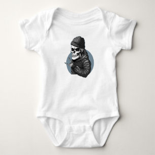 Skull funky  baby bodysuit