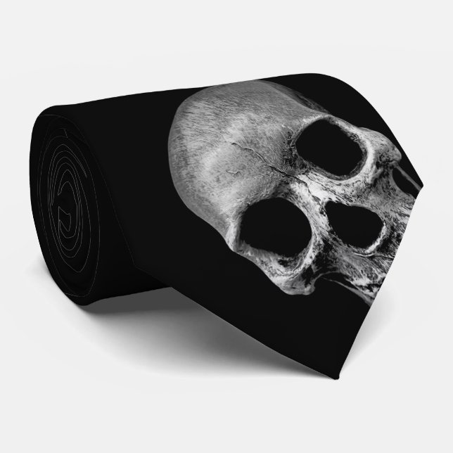Skull - Funny Tie (Rolled)