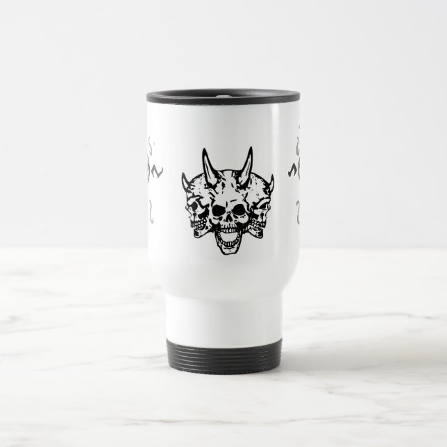 Skull Fury and Frustration Mug (Center)