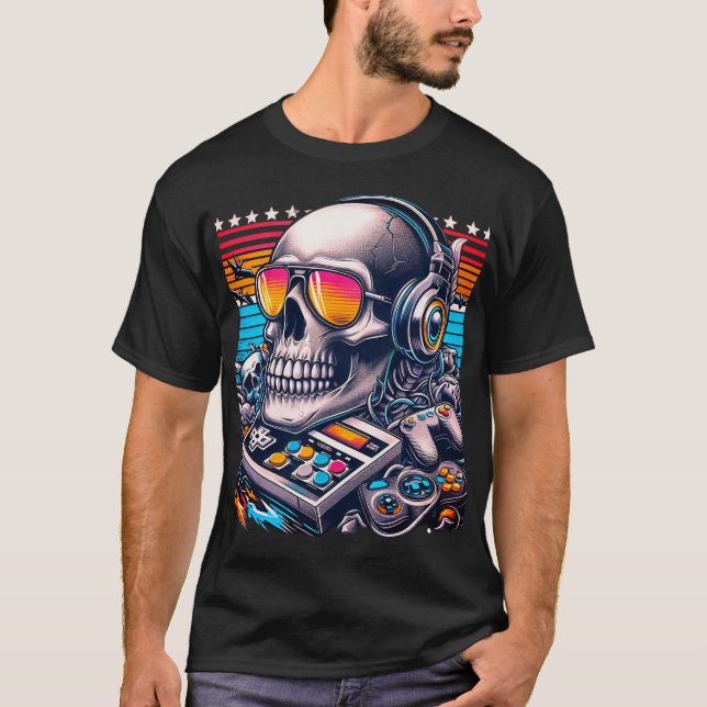 Skull Gamer T-Shirt (Front)