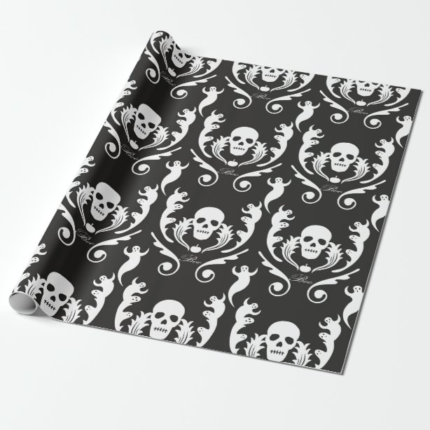 Skull Wrapping Paper | Zazzle UK