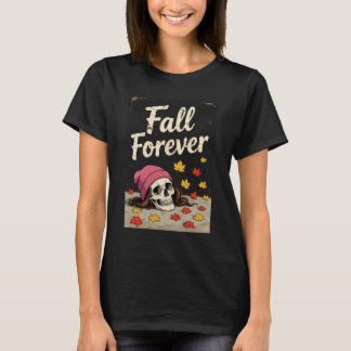 Skull Girl Fall Forever T-Shirt