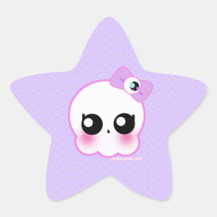Skull Girl Sticker