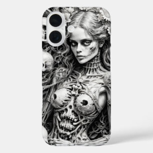 Skull girl with bones cover