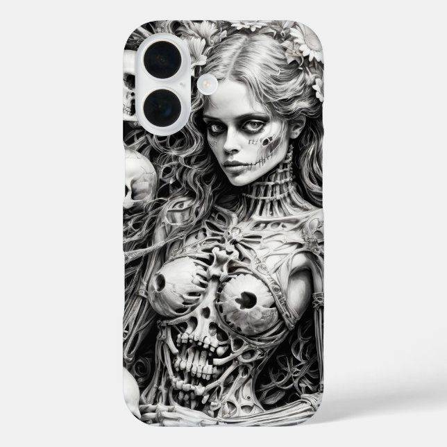 Skull girl with bones cover (Back)