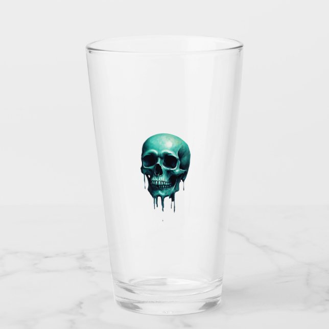 skull glass (Front)