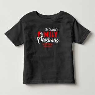 Skull Goth Family Christmas Toddler T-Shirt