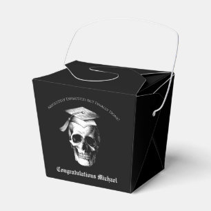 Skull Gothic Graduation Party Radiology Favour Box