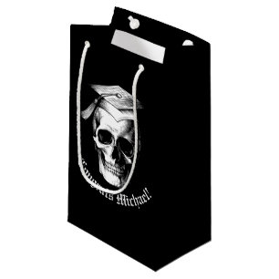 Skull Gothic Graduation Party Radiology Small Gift Bag