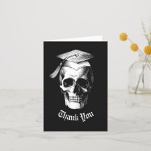 Skull Gothic Graduation Party Radiology