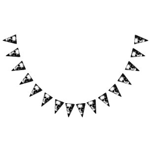 Skull Gothic Halloween Wedding Bunting Bunting