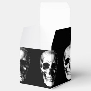 Skull Gothic Halloween Wedding Favour Boxes