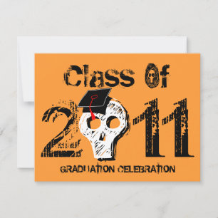 Skull Graduation Class of 2011 Invitation 1