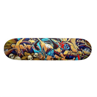 Skull Graff Deck Skateboard
