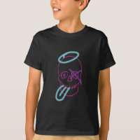 Skull graffiti - Pink, Purple, Blue and Black