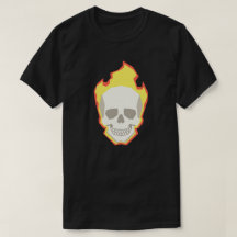 Skull Graphic T-Shirt – Minimal Dark Skull Design 