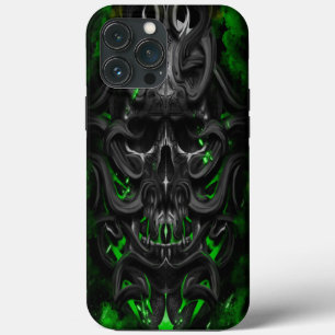 skull Green bio spark iPhone 13 Pro Max Case