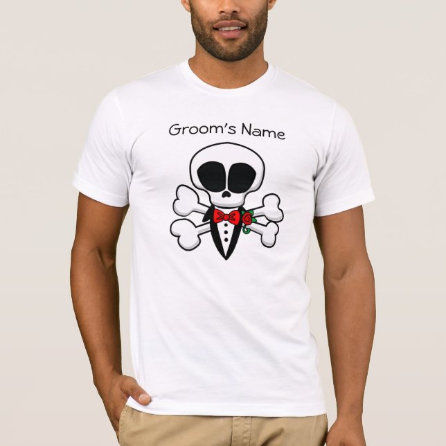 Skull Groom Fully Customisable T-Shirt (Front)