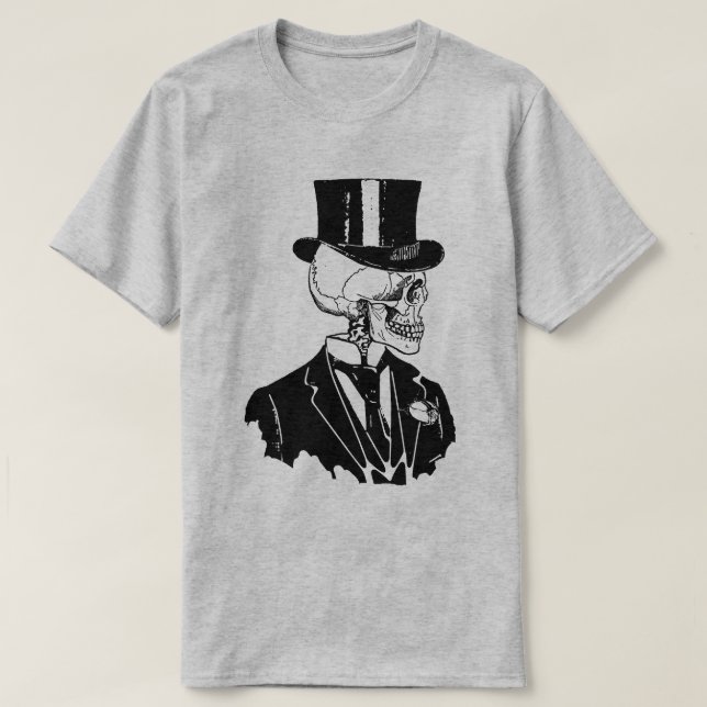 Skull Groom T-Shirt (Design Front)