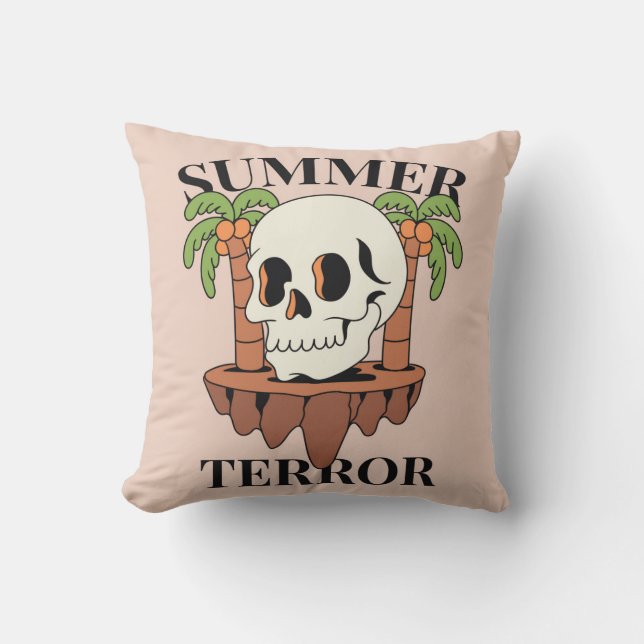 Skull groovy cushion (Front)