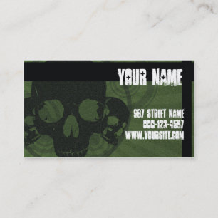 Skull Grunge Business Card