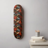 Skull Gun snd Roses Graffiti pattern