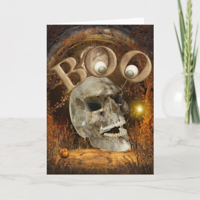 Skull Halloween Card (Front)