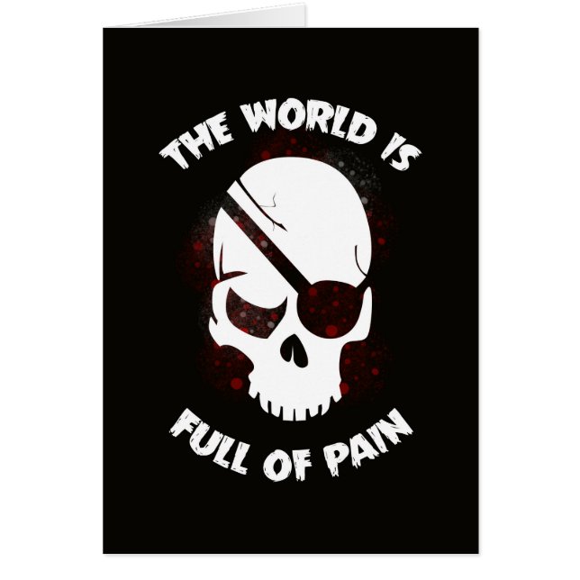 Skull Halloween Dark Black Scary (Front)