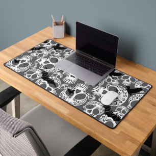 Skull Halloween Decorative Calaveras Desk Mat