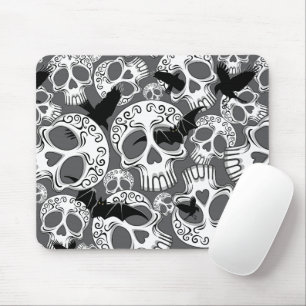 Skull Halloween Decorative Calaveras Mouse Mat