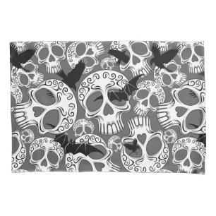 Skull Halloween Decorative Calaveras Pillowcase