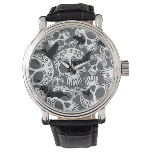Skull Halloween Decorative Calaveras Watch