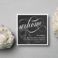 Skull Halloween Goth Wedding Welcome