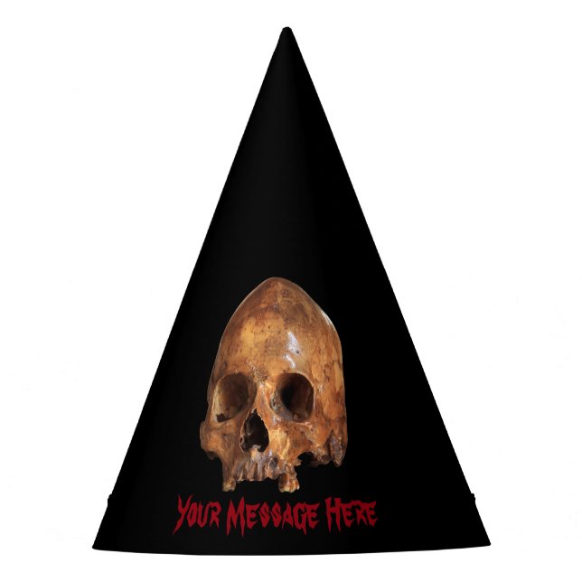 Skull Halloween Party Hat (Front)