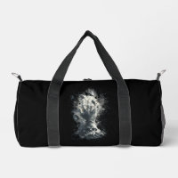 Skull Hand Ravens Gothic Dark Art Duffle Bag