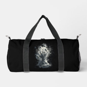 Skull Hand Ravens Gothic Dark Art Duffle Bag