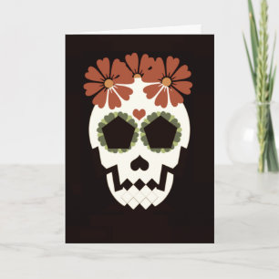 Skull "Happy Día De Los Muertos!" Greeting Card