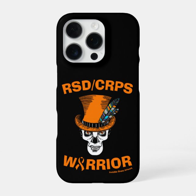 Skull/Hat...RSD/CRPS  iPhone Case (Back)