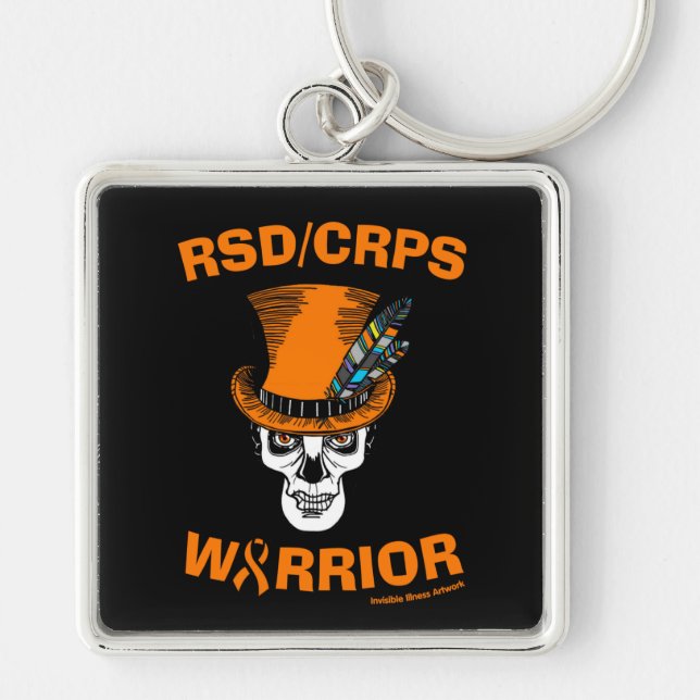 Skull/Hat...RSD/CRPS Key Ring (Front)