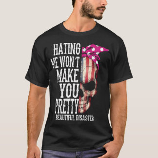 Skull Hating Me Won'T Make You Pretty Essential T-Shirt