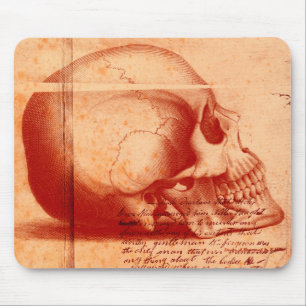 Skull head mouse pad