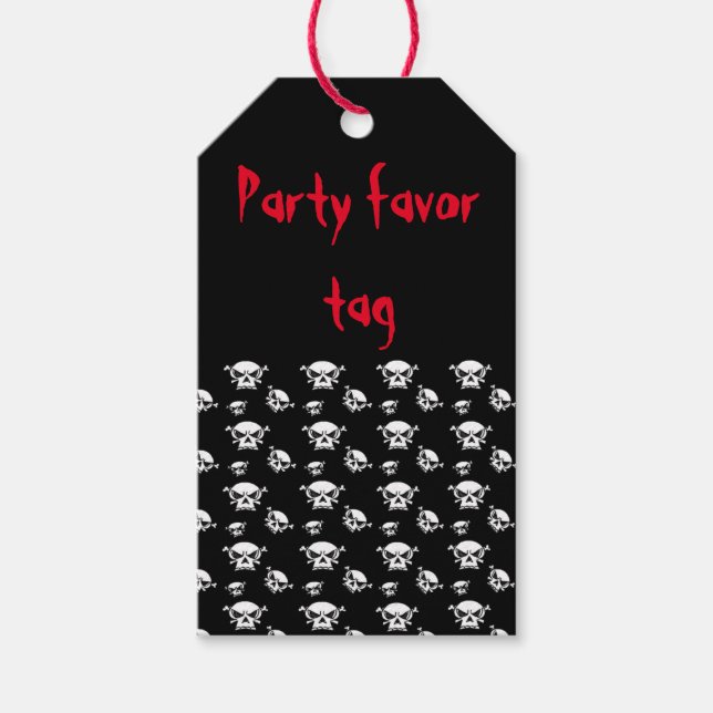 Skull Heads  Gift Tags (Front)