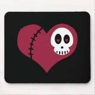 Skull Heart Mouse Mat