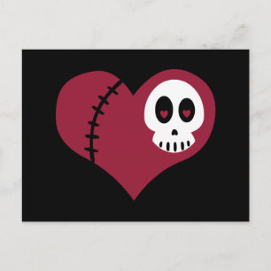 Skull Heart Postcard